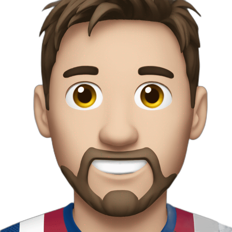 Flabbergasted Messi emoji