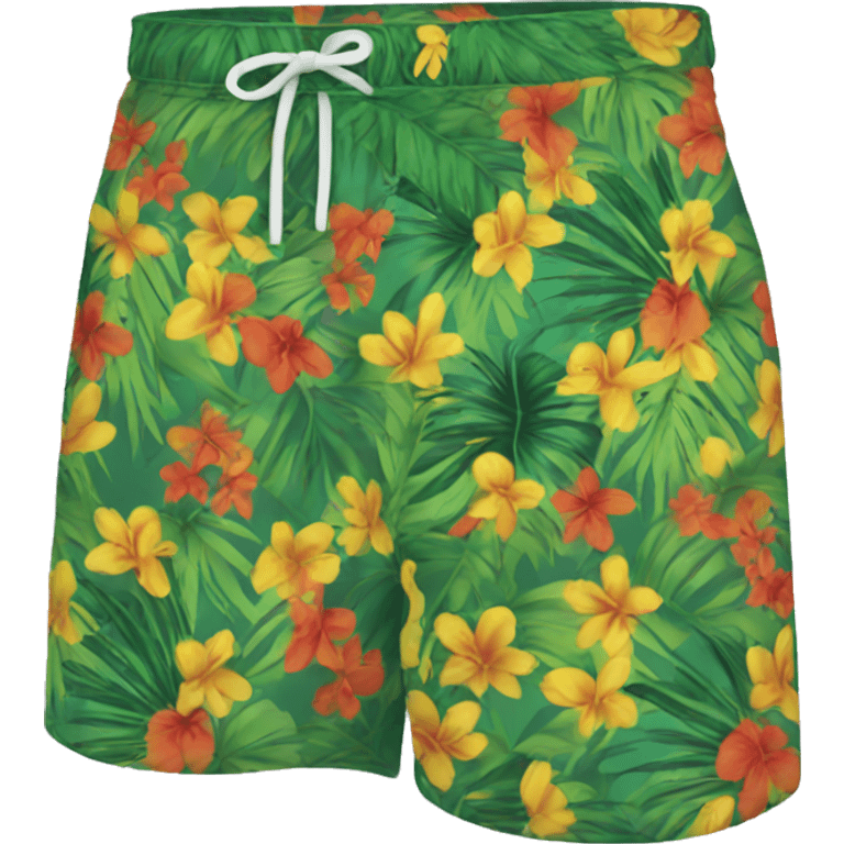 Men’s tropical trunks emoji