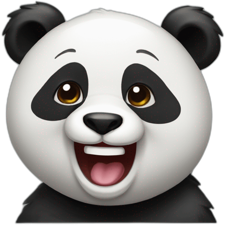 Laughing panda  emoji