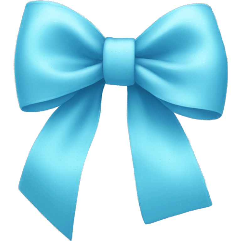 Light blue bow emoji