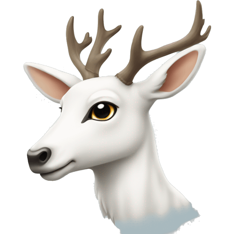 white deer emoji