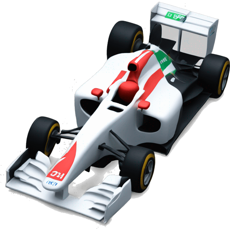 Formula one car emoji