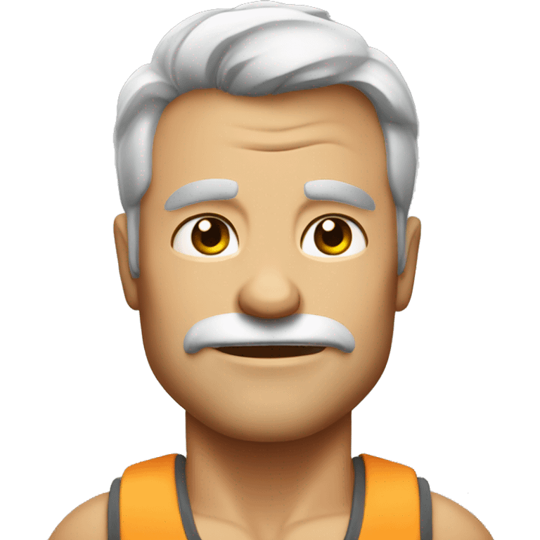 buffed Australian dad emoji