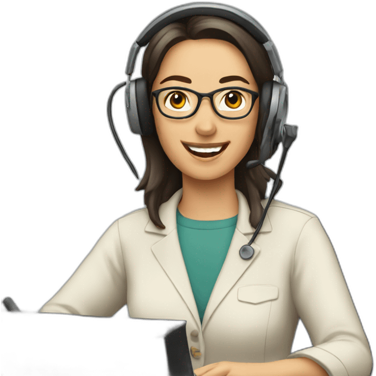 Radio locutor women emoji