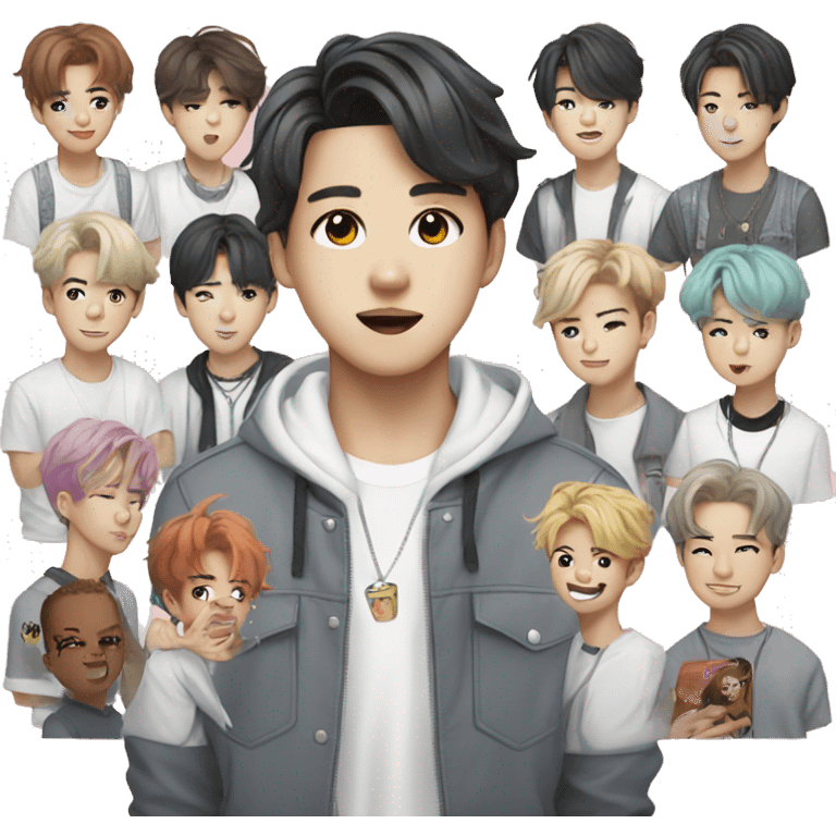 kpop idol cute bts emoji