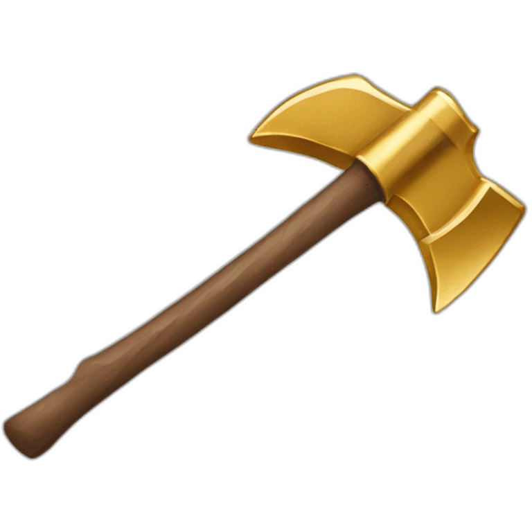 gold miner pickaxe emoji