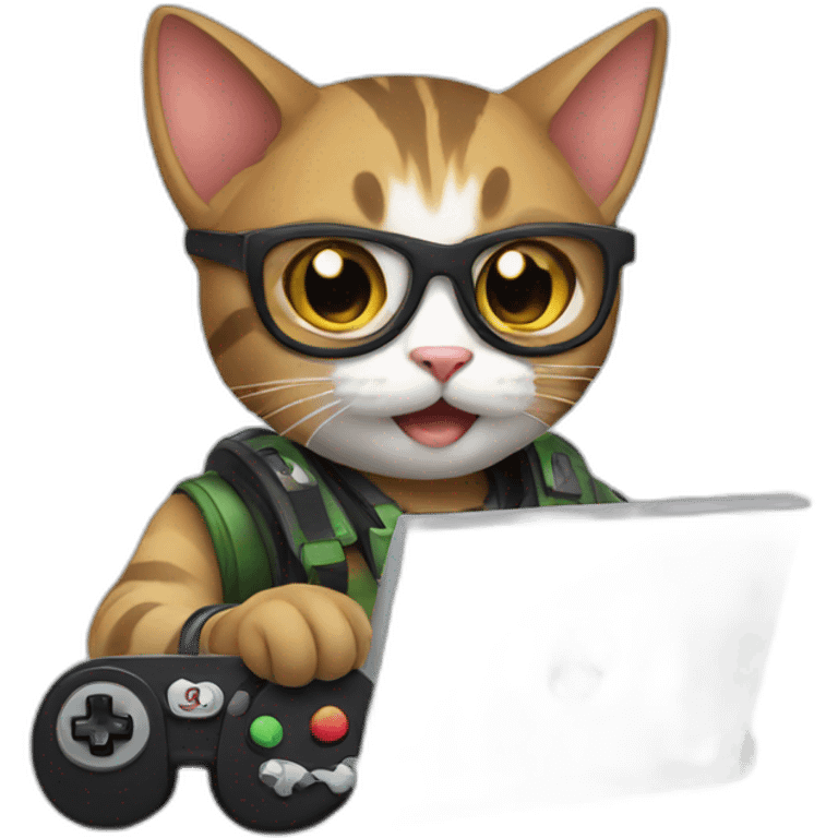 cat gamer emoji