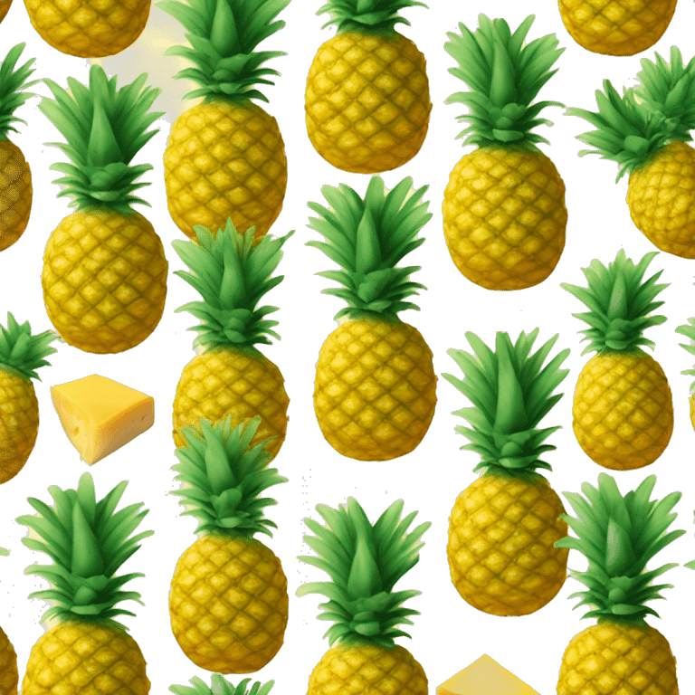 pineapple on cheese emoji