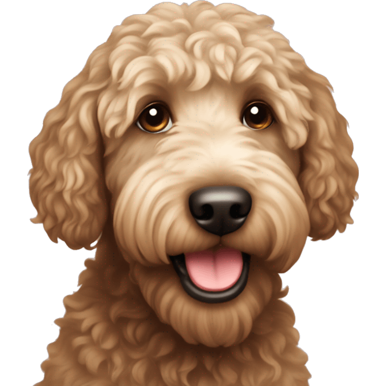 labradoodle merled  emoji