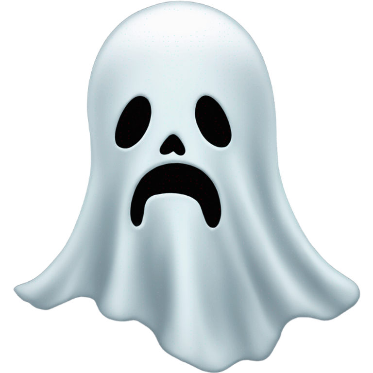 Scary ghost emoji