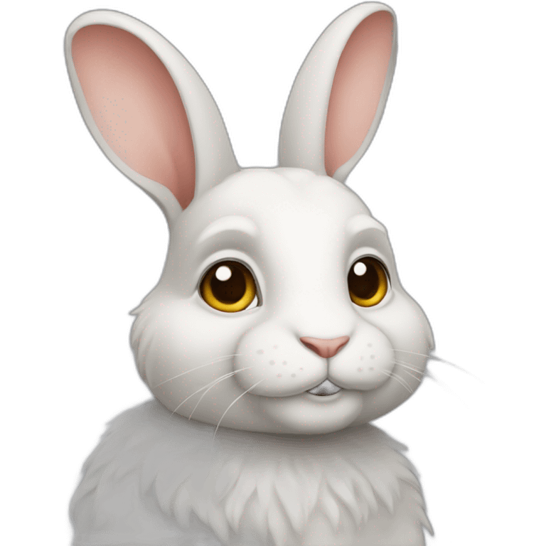 A rabbit philosopher emoji