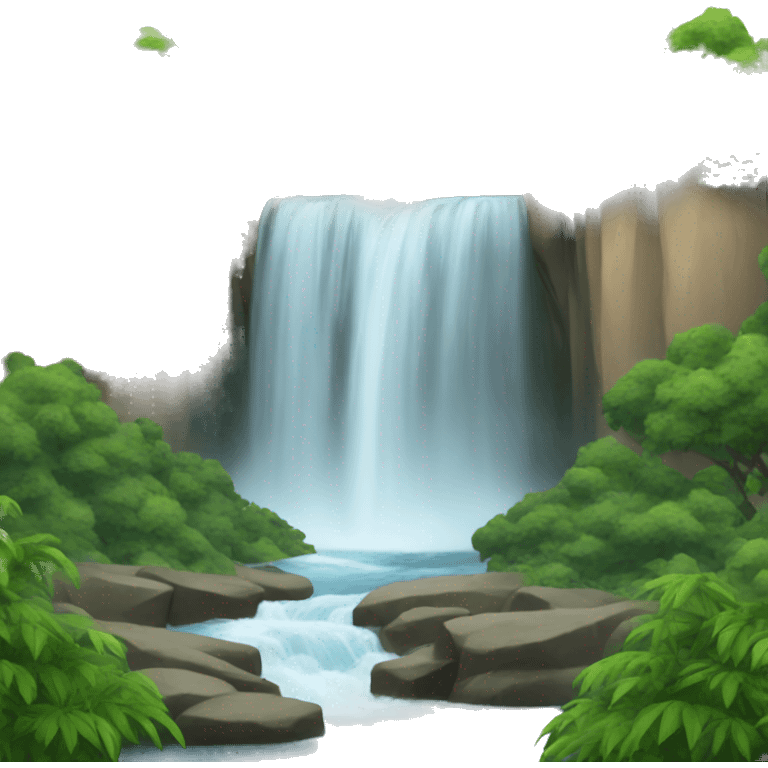 Waterfall emoji