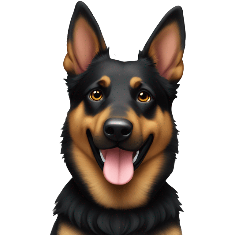 australian kelpie german shepherd dog emoji