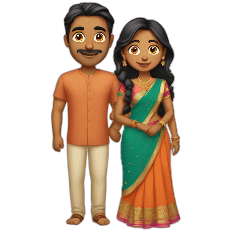 Indian couples emoji