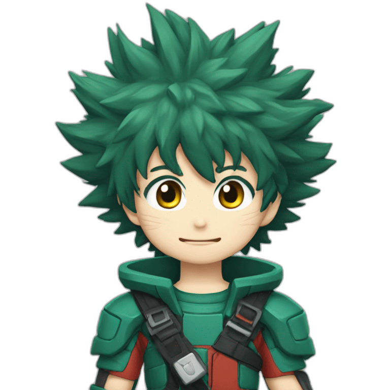 Izuku Gear five emoji