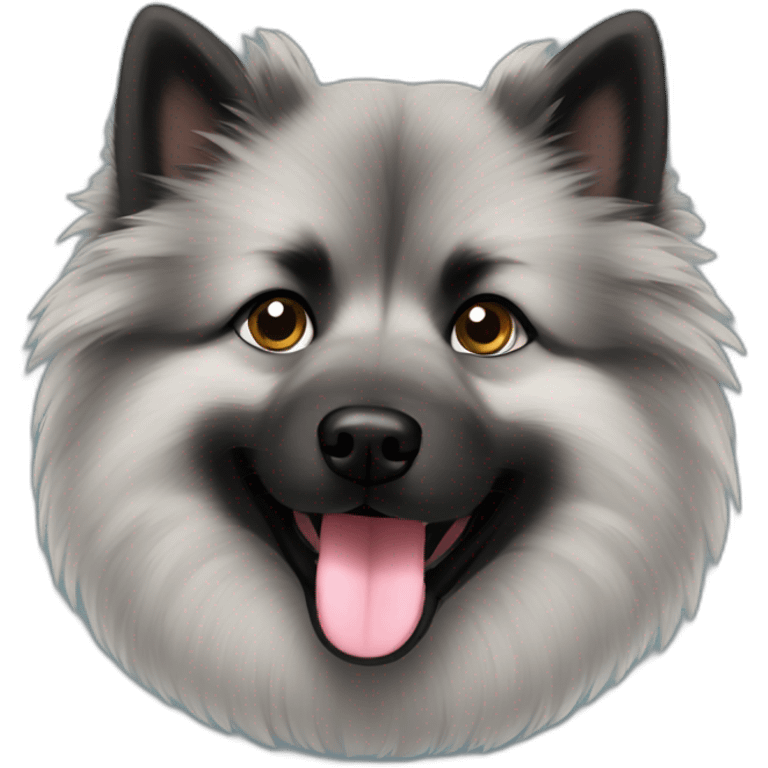 Keeshond emoji