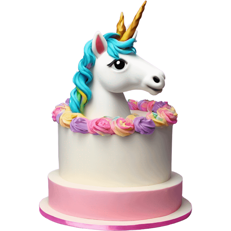 Unicorn cake  emoji