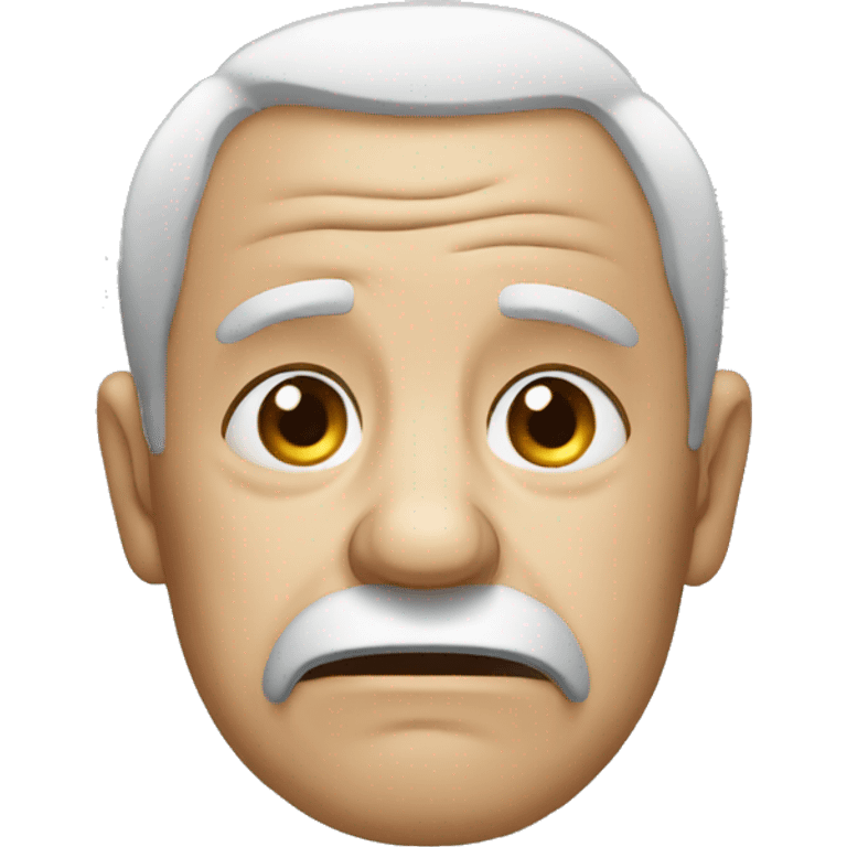 Crying old man emoji emoji