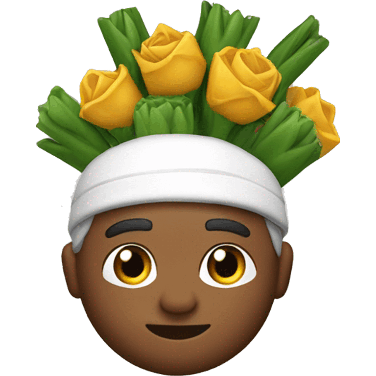 jose ramirez with buket on his head emoji