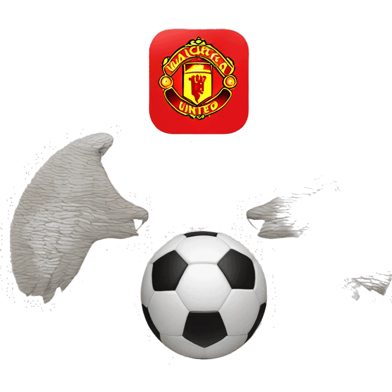 Manchester United logo emoji