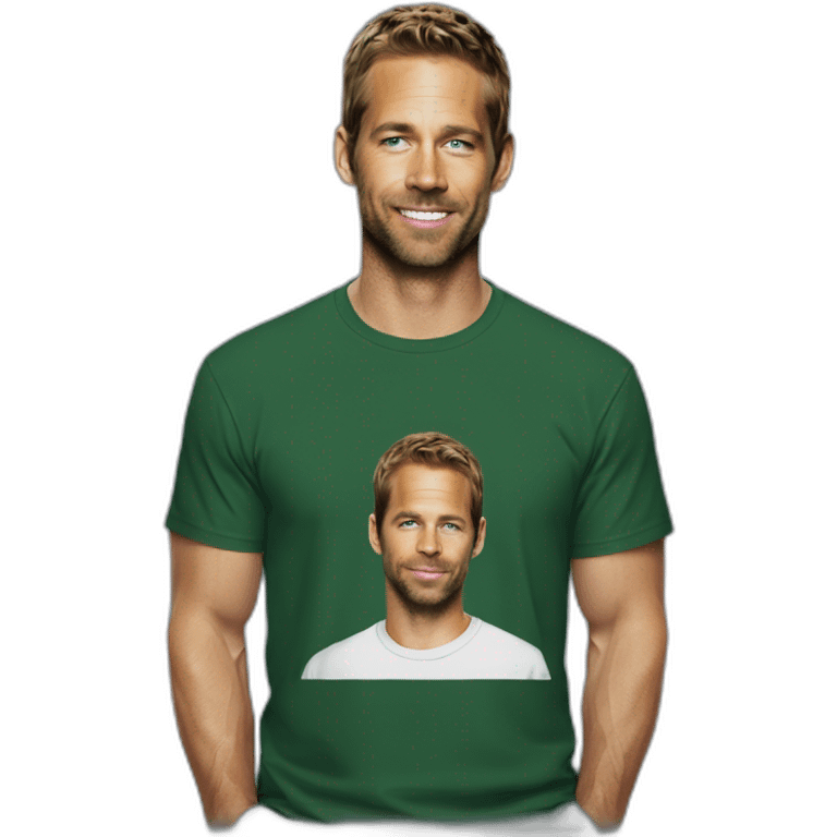 actor paul walker with a t-shirt on emoji