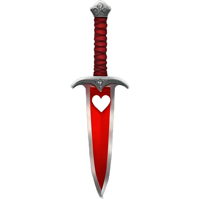 sword piercing red heart emoji