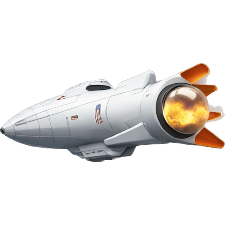 space ship emoji flying into orbit emoji