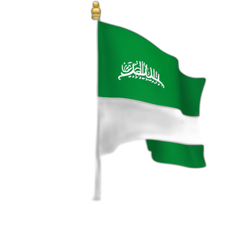 Flag Saudi emoji