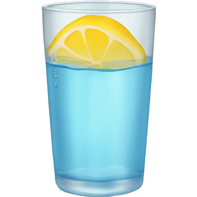 Un vaso de agua  emoji