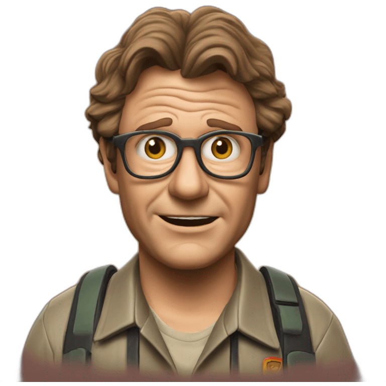 Denis Nedry from Jurassic Park emoji