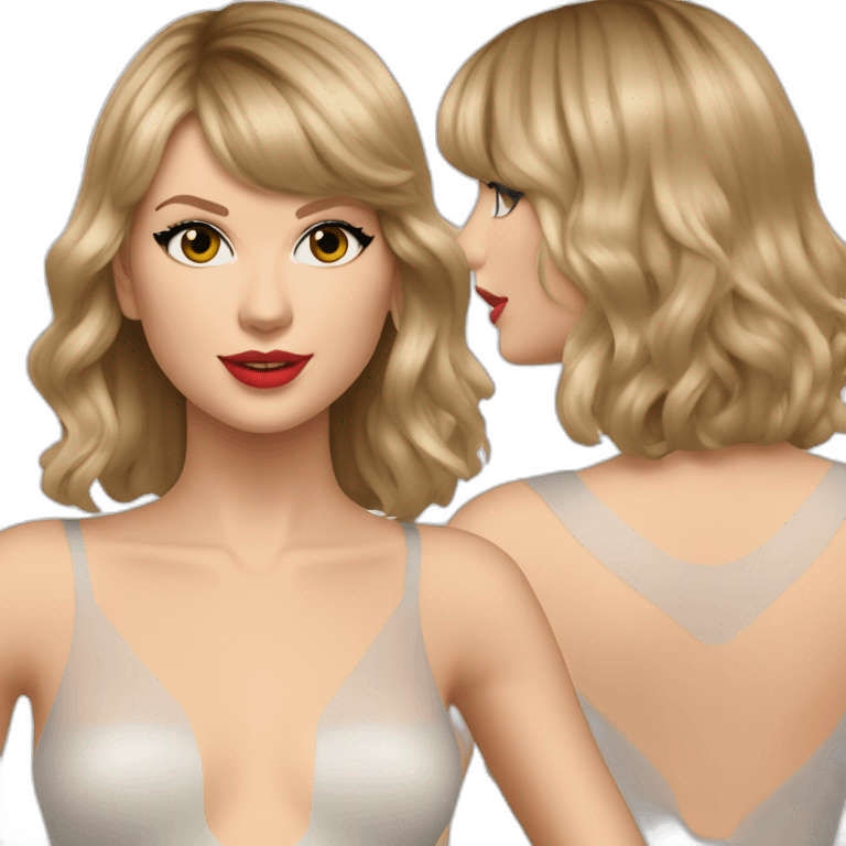 Taylor swift in a 90% tranclucent bodysuit emoji