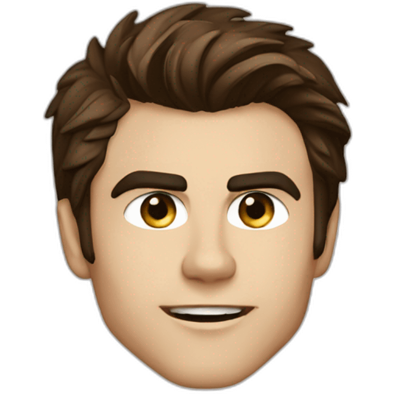 Paul Wesley with Ian Somerhalder emoji