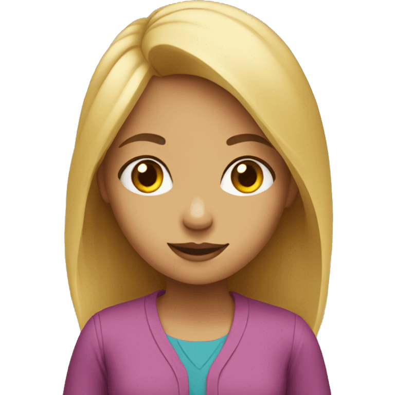 smart girl emoji