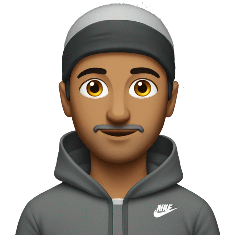 arab men with nike tracksuit set emoji