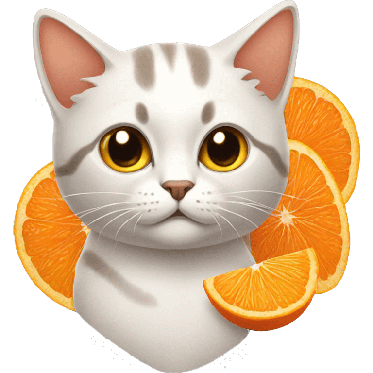 Gatos naranjas emoji