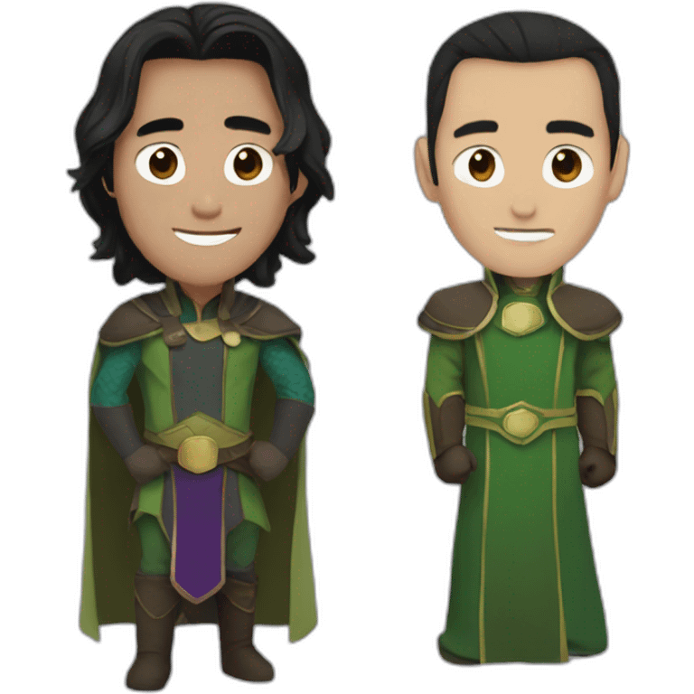 Kang and Loki emoji