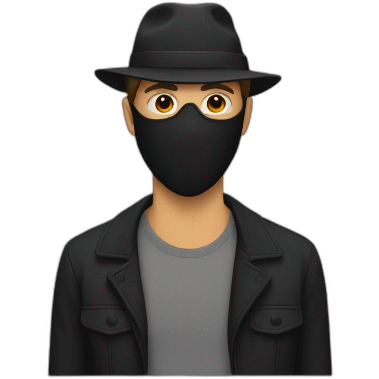 masked man emoji