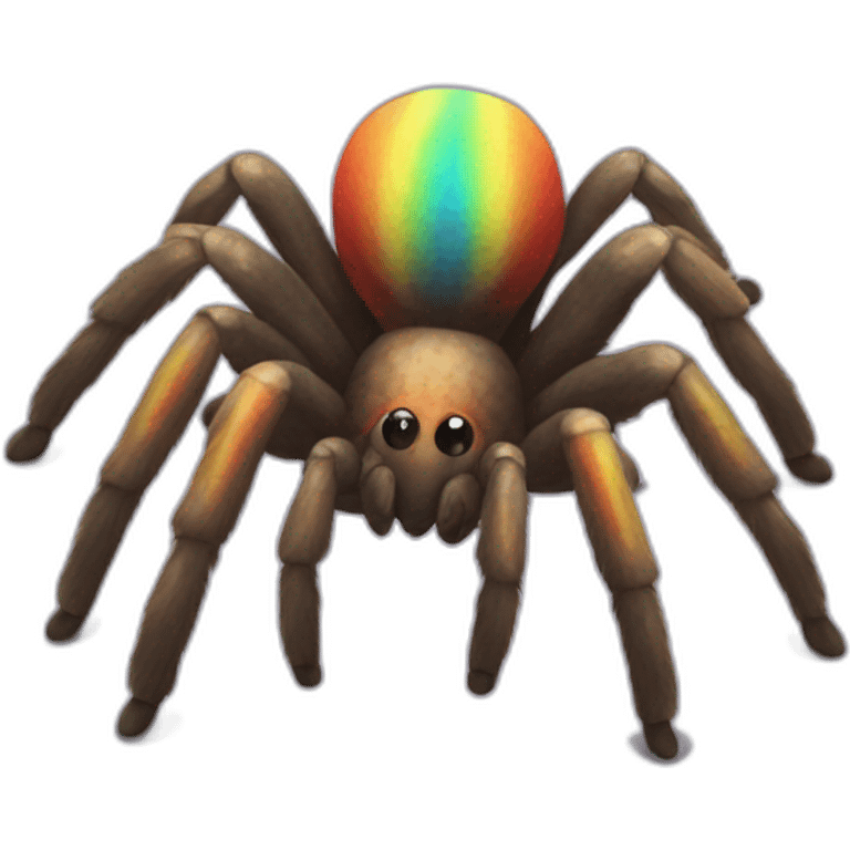 Rainbow Tarantula Full Body emoji