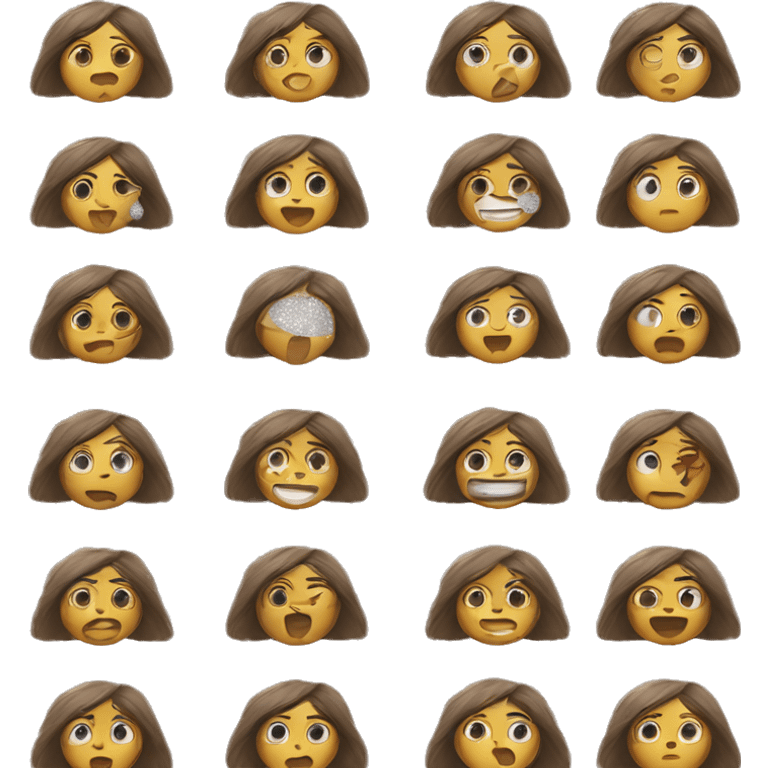 Ein Herz mit Glitzer ohne Augen und ohne Gesicht  emoji