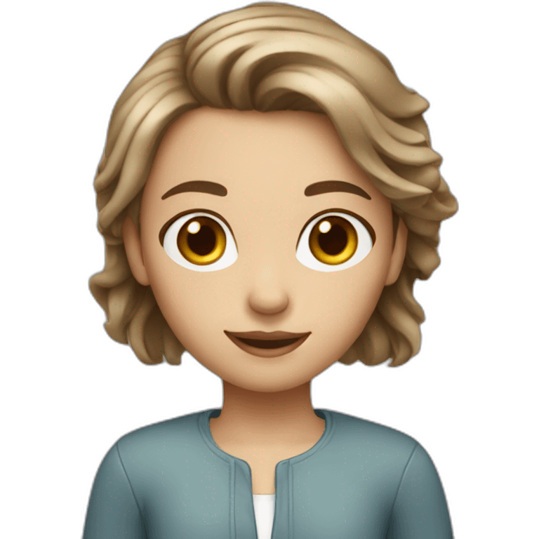 birthday white brown hair girl emoji