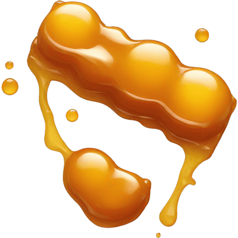 candy covered in honey emoji