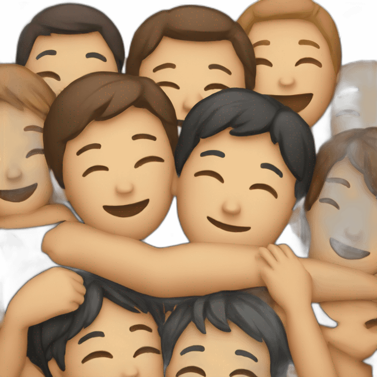 people hugging emoji