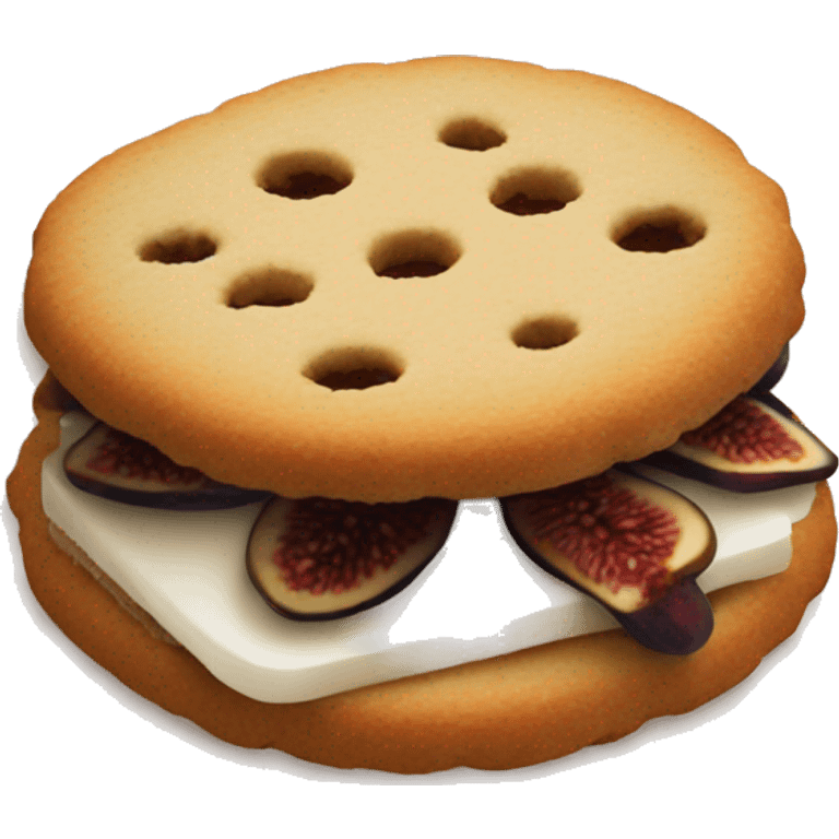 fig cookie sandwich emoji