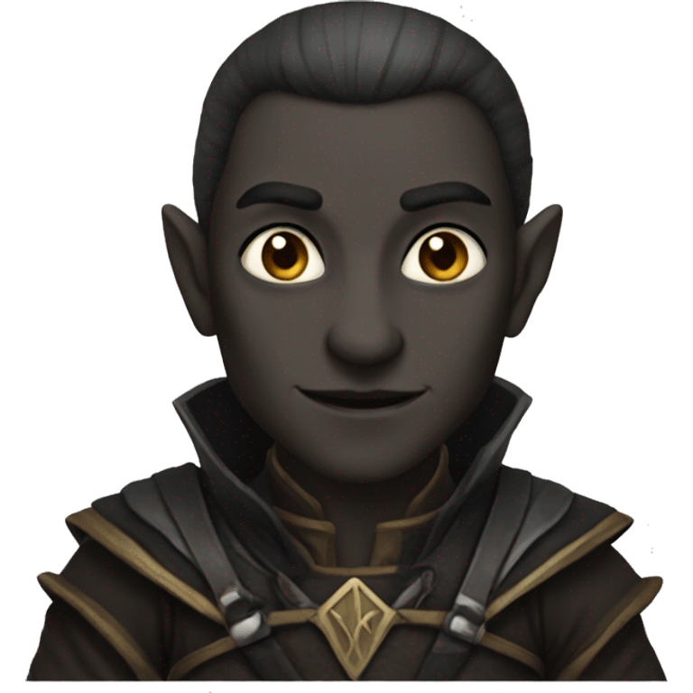 a dark elf male emoji