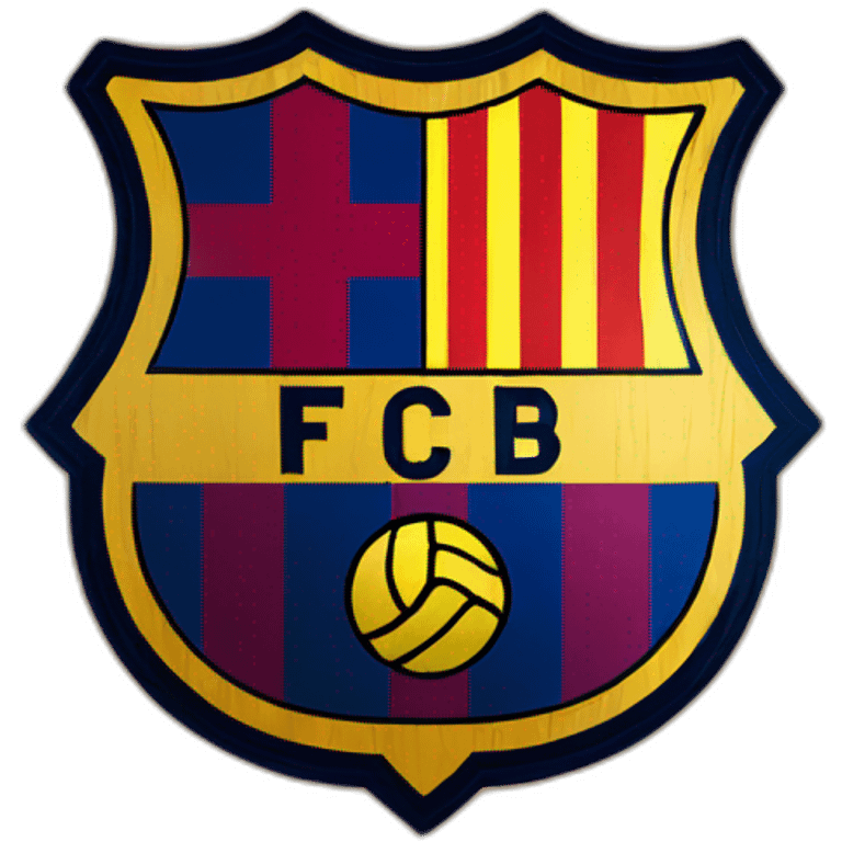 Fc Barcelone logo emoji