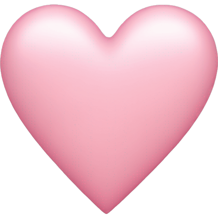 Light pink heart emoji