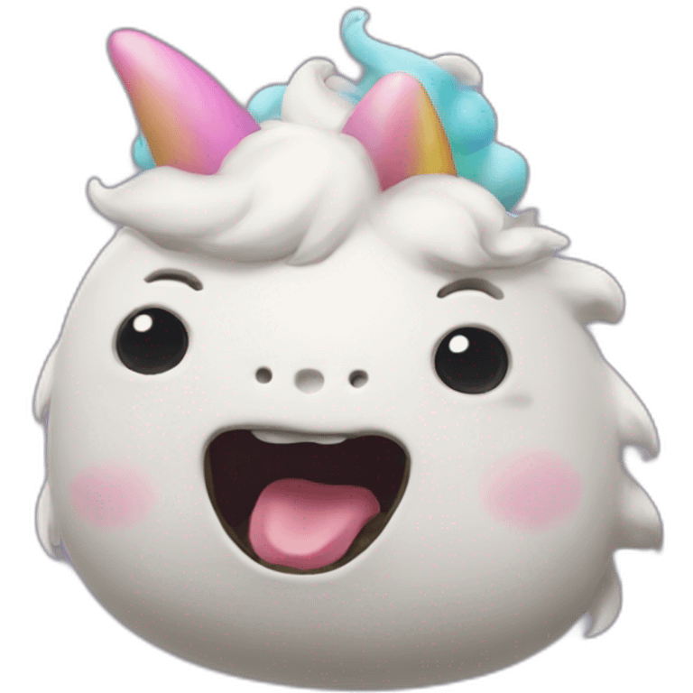 Caca licorne emoji