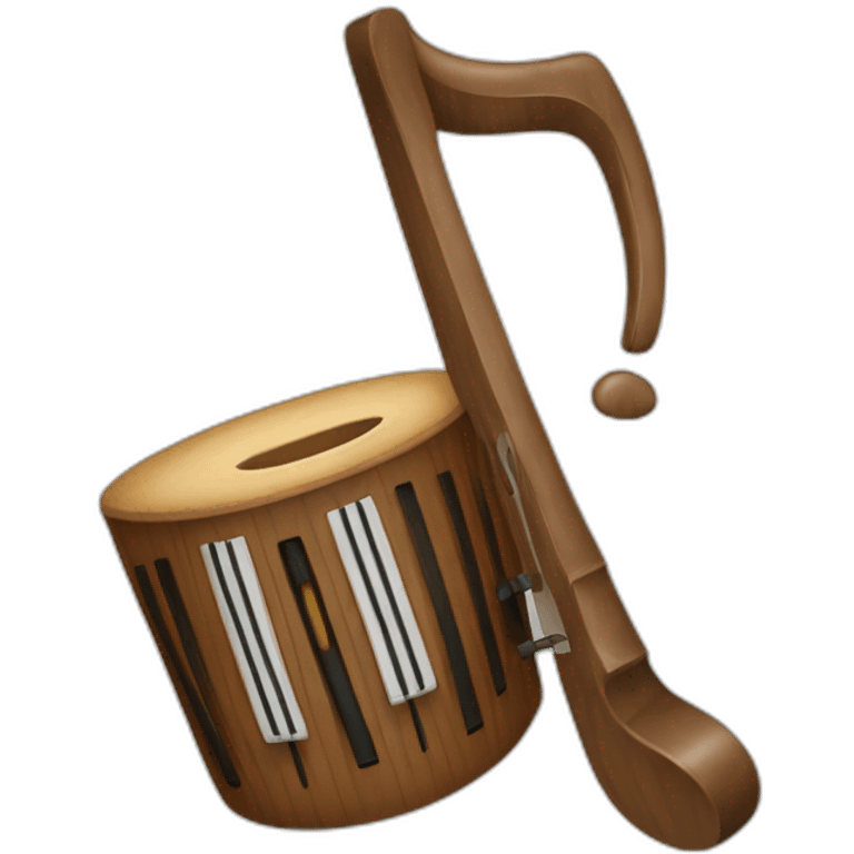 Clé d'ut de musique emoji