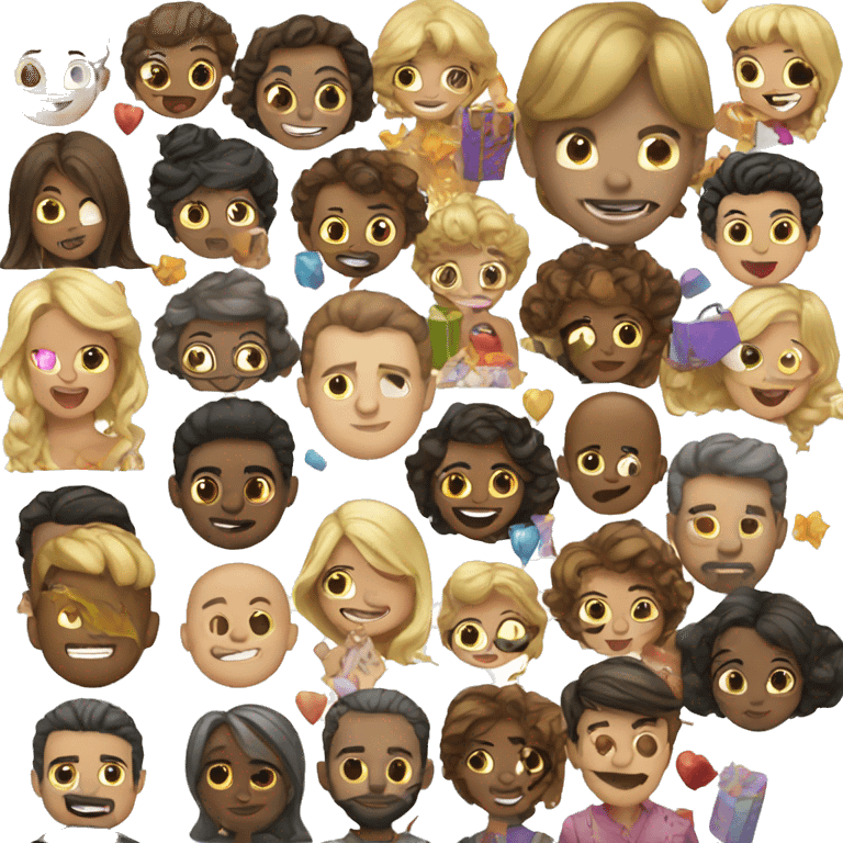 New Year's gift  emoji