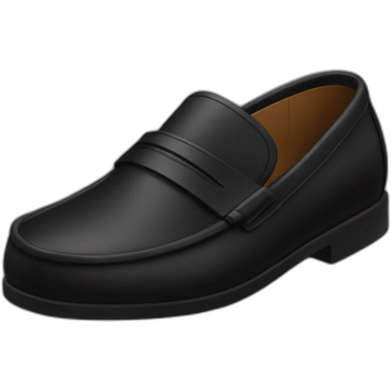  black loafer emoji